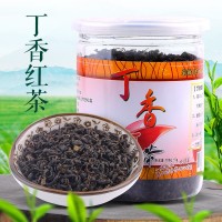 茶廠批發(fā)丁香紅茶100g罐裝誠(chéng)招代理夜市地?cái)傌浽礋豳u(mài) 紅茶包郵
