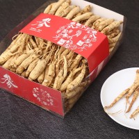 東北長白山人參干貨人參干枝參500g盒裝生曬現(xiàn)貨55支左右送禮氣血