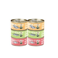 poroca白肉貓罐頭170g整箱12罐三文魚金槍魚貓咪零食大罐營養正品